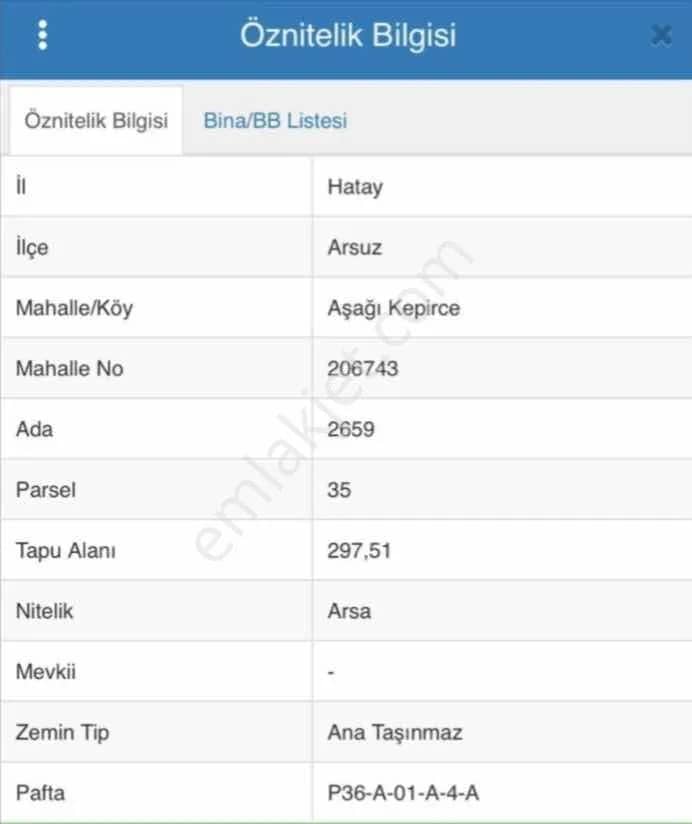 Arsuz'da Satılık Deniz Manzaralı Arsa