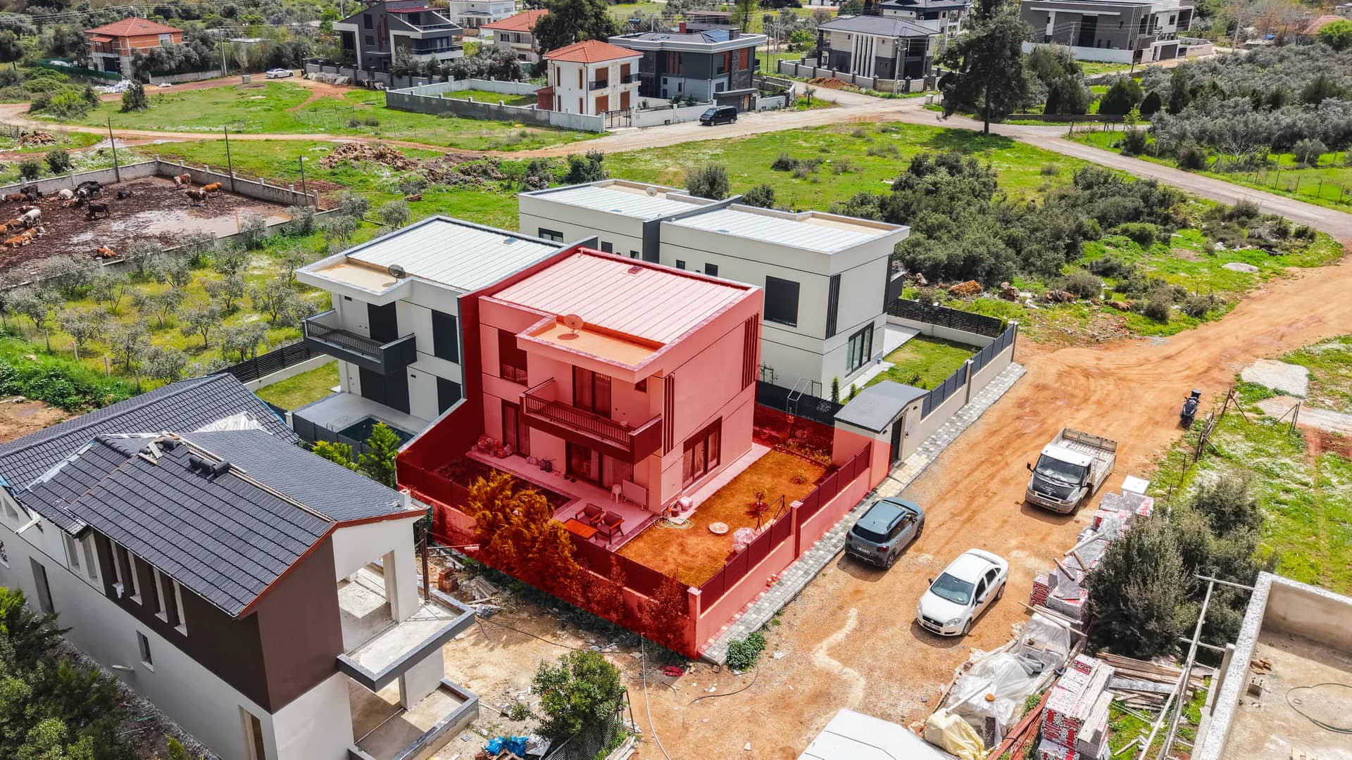 Döşemealtı Altınkale Satılık 4+1 müstakil Havuzlu ikiz villa ilan görseli