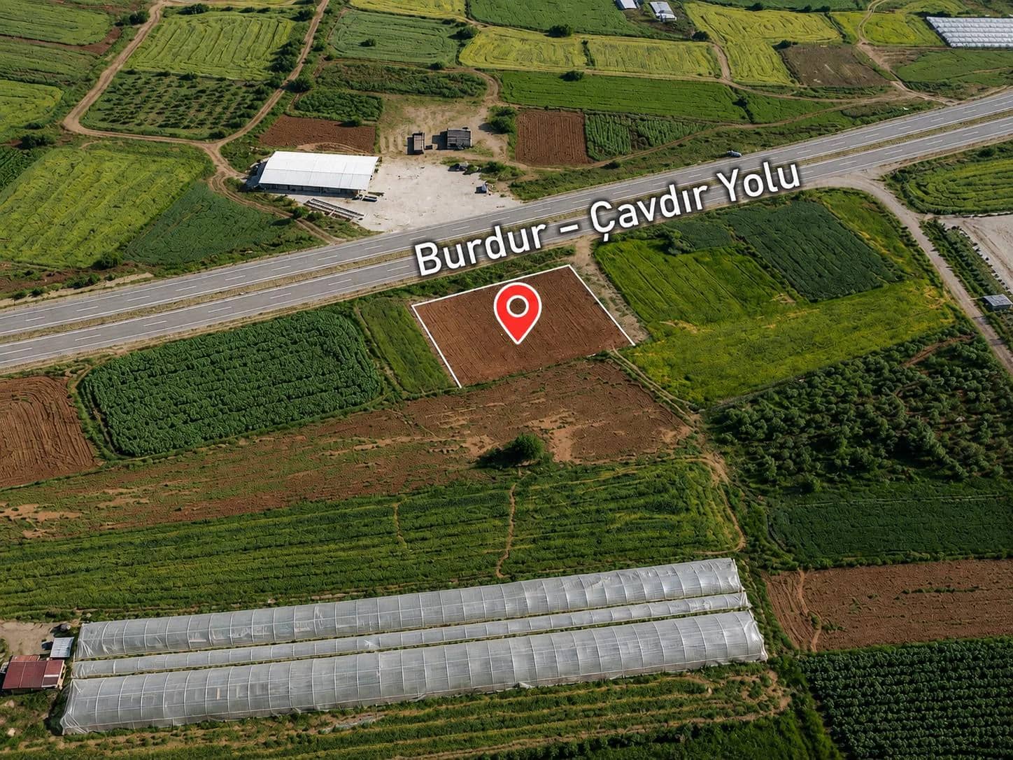 TEFENNİ | ANA YOLA CEPHE | TİCARİ İMAR POTANSİYELLİ | 1.870 m²