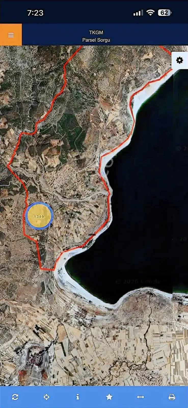 Burdur Karakentte Göl Manzaralı 2.856 M² Yatırımlık Tarla