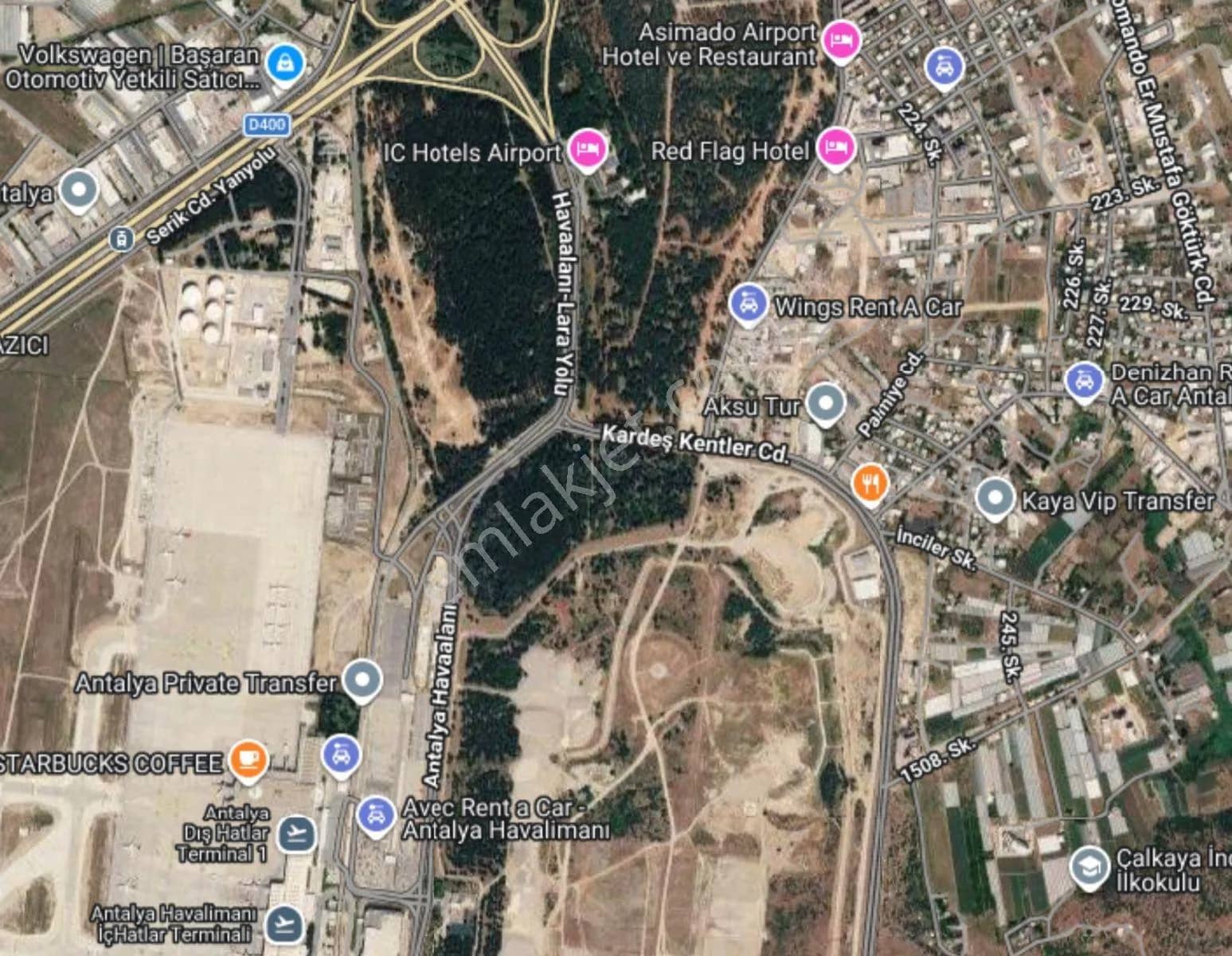 Antalya Havalimanı Yanı Başında | Kiralık Ticari Arsalar ilan görseli