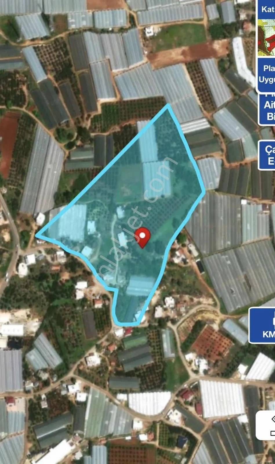Gazilerde 3.192 M² Hisseli Tarla Depo Ve Yatırıma Uygun ilan görseli