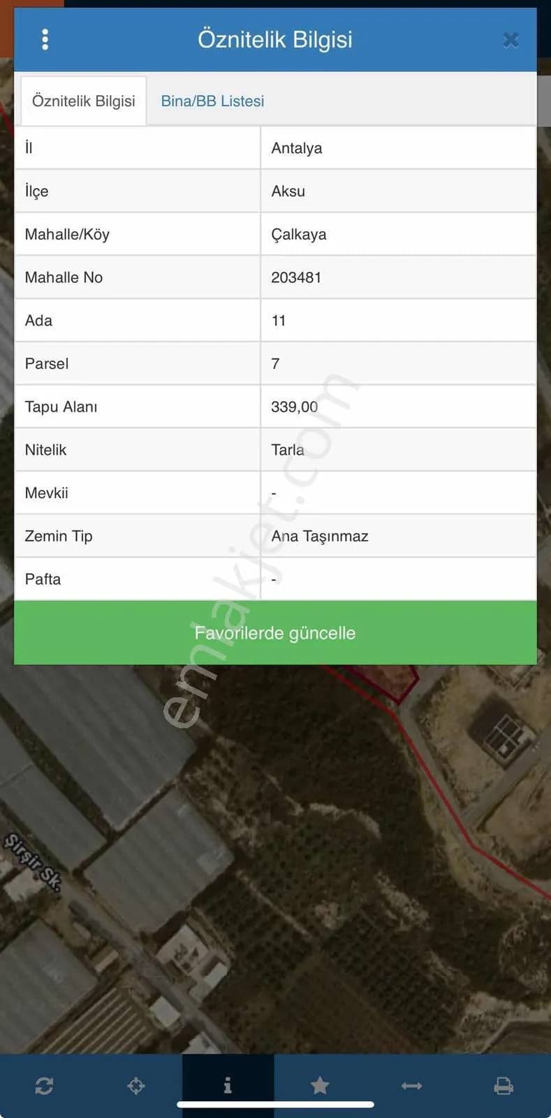 Aksu Çalkayada 339 M² Ayrık Nizam 4 Kat İmarlı Konut Arsası ilan görseli