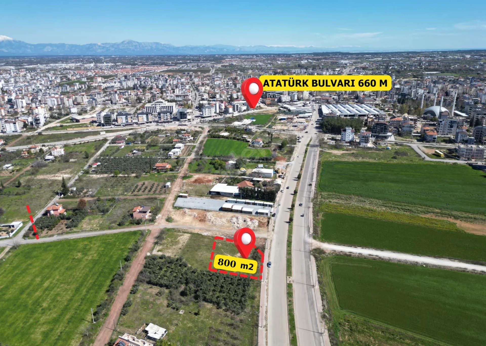 DÖŞEMEALTI MERKEZ 800 M2 TİCARİ 5 KAT 1 EMSAL SATILIK ARSA
