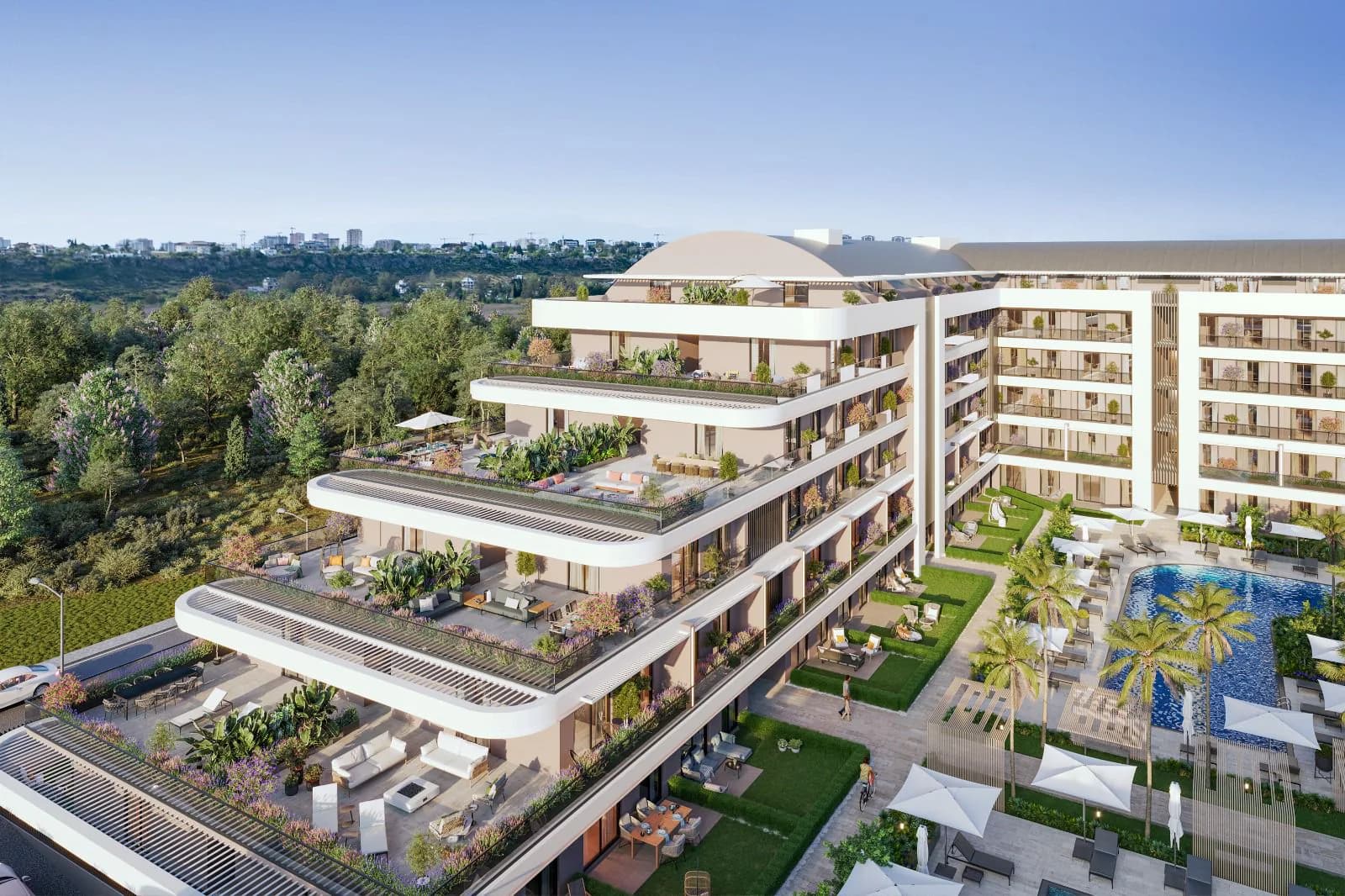 ANTALYA'NIN EN PRESTİJLİ NOKTASINDA RESORT KONSEPTLİ AYRICALIKLI LÜKS YAŞAM