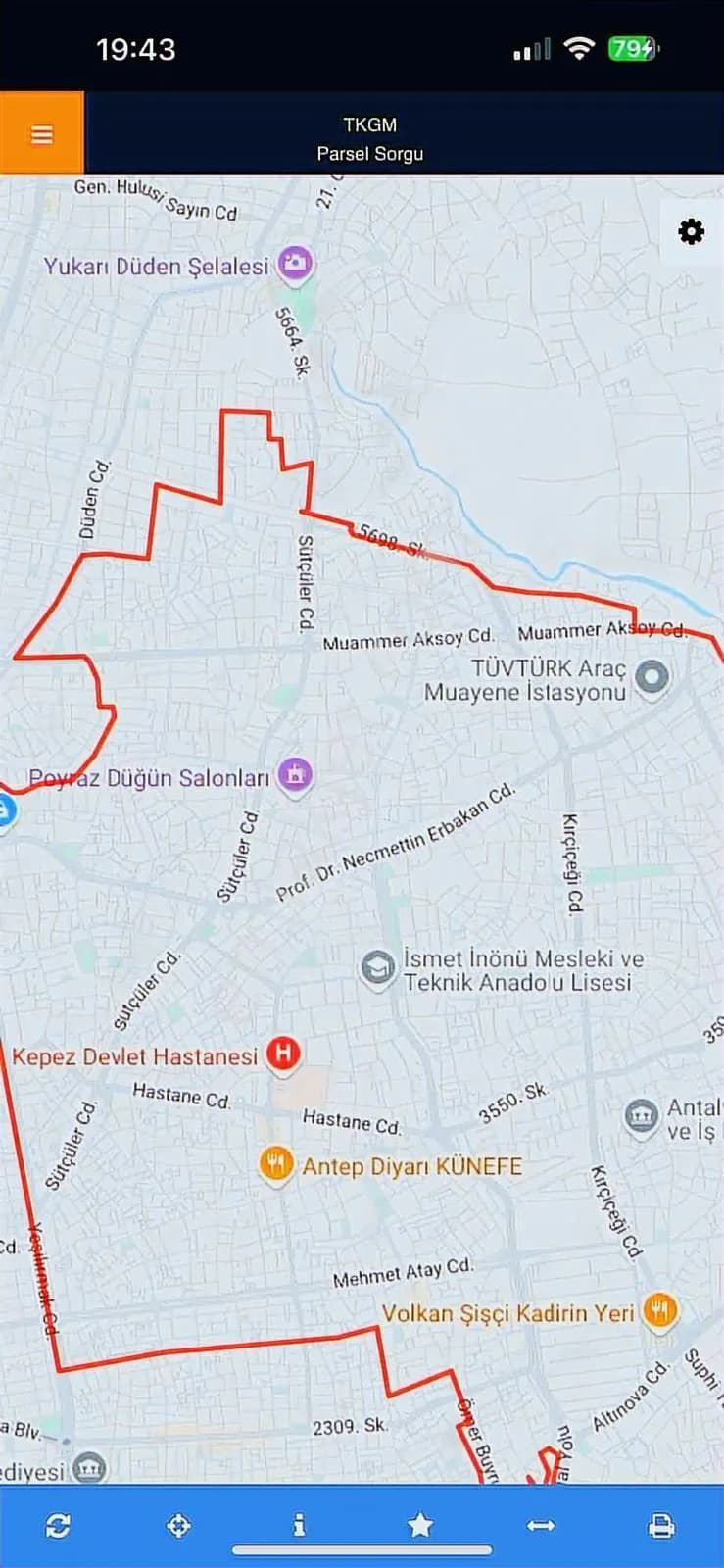 Kepez Devlet Hastanesine 150 Metre Mesafede Konut + Ticari Arsa