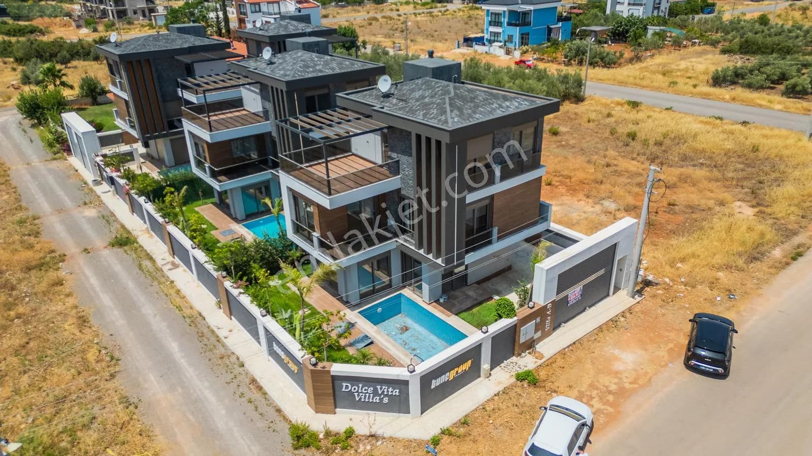 Döşemealtı Altınkale Sıfır Müstakil Havuzlu Kiralık 4+1 Villa