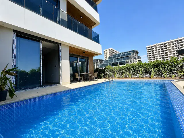 ALTINTAŞ MAH ÖZELLİKLİ SİTE İÇERİSİNDE MUSTAKİL HAVUZLU 1+1 KÖŞE DAİRE — görsel 11
