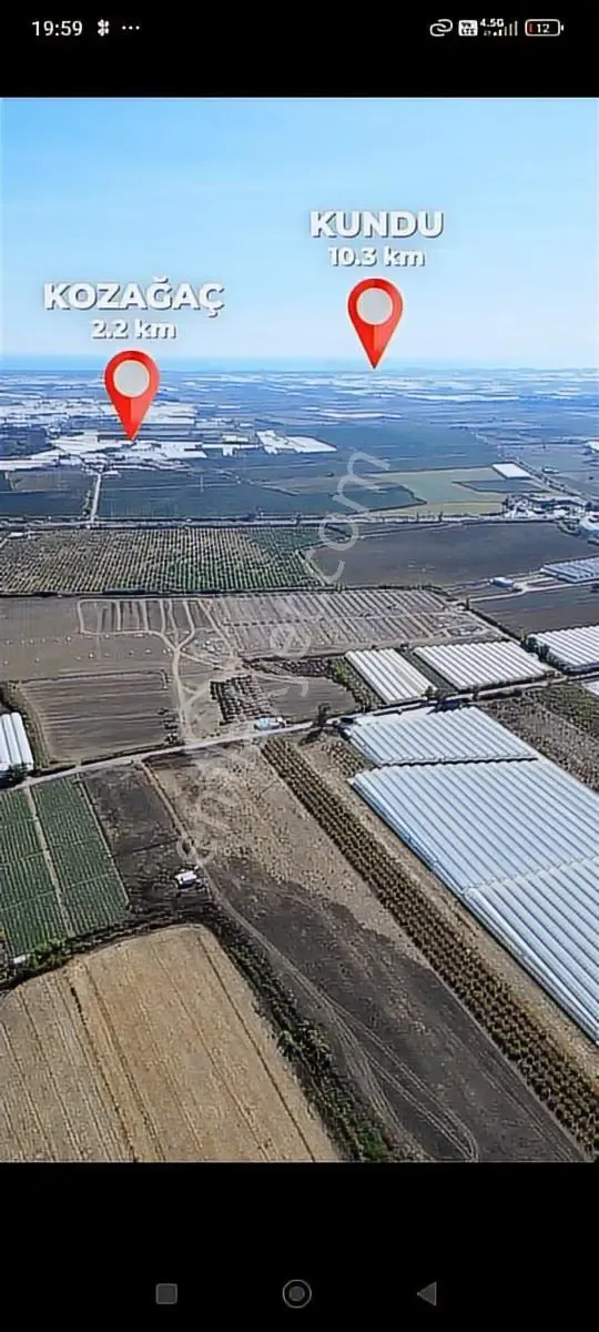 Serik/yukarıkocayatak Mh D 400- 9.330 M² Geleceğe Yatırım/tarla. — görsel 10
