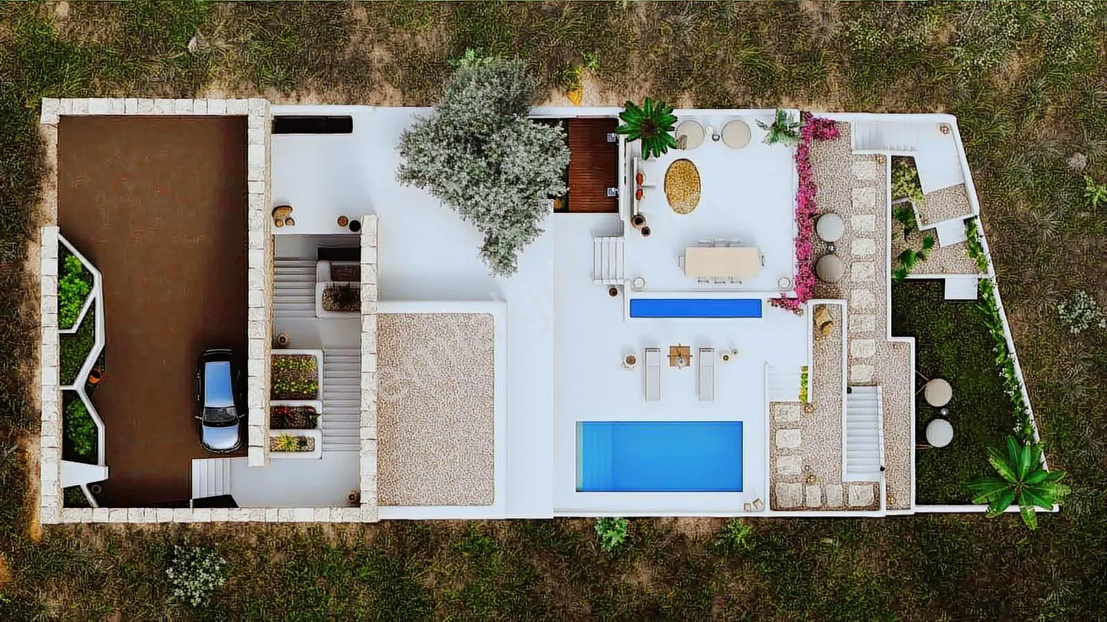Deniz Manzaralı Ana Yol Üzeri 961m2 Abonelikli Villa Parseli — görsel 11