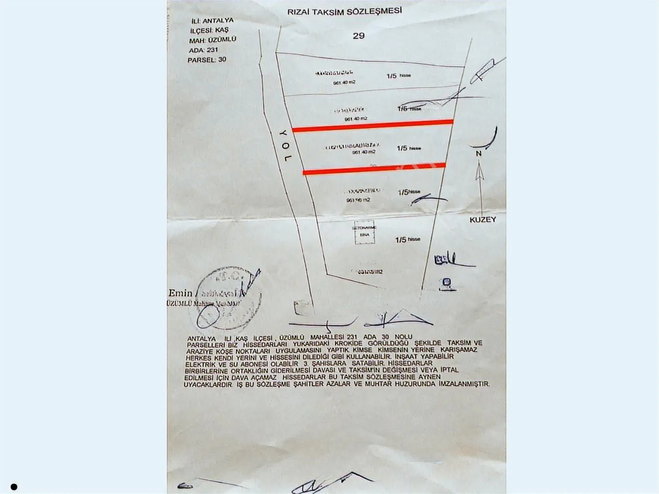 Deniz Manzaralı Ana Yol Üzeri 961m2 Abonelikli Villa Parseli — görsel 25