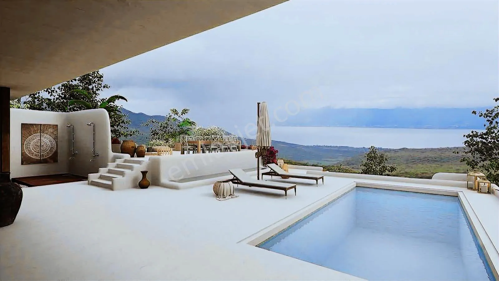 Deniz Manzaralı Ana Yol Üzeri 961m2 Abonelikli Villa Parseli — görsel 31