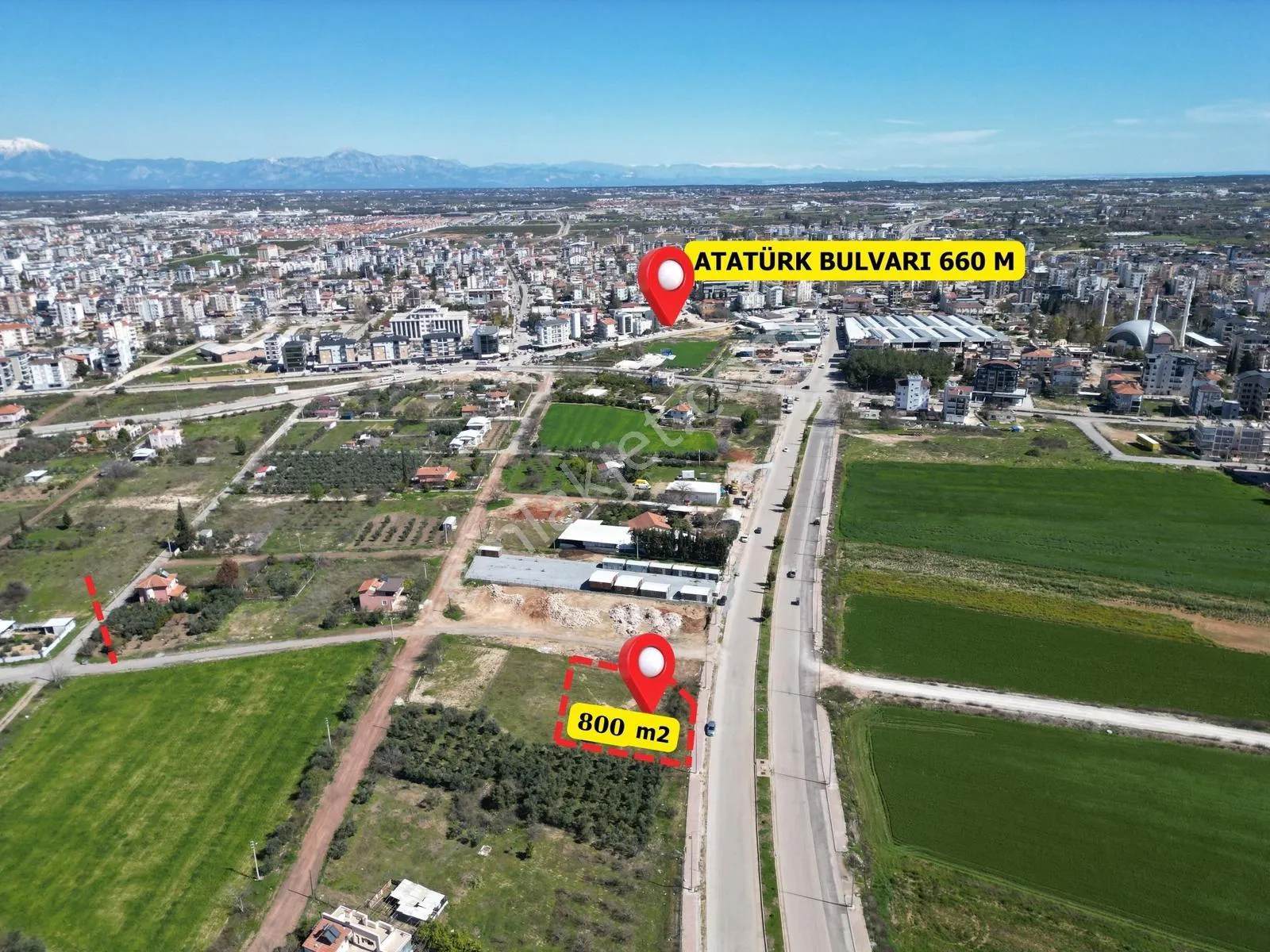 Döşemealtı Merkez 800 M2 Ticari 5 Kat 1 Emsal Satılık Arsa — görsel 11