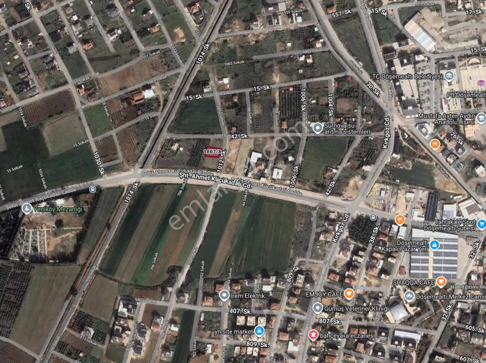 Döşemealtı Merkez 600 M2 Ticari 5 Kat 1 Emsal Satılık Arsa — görsel 6