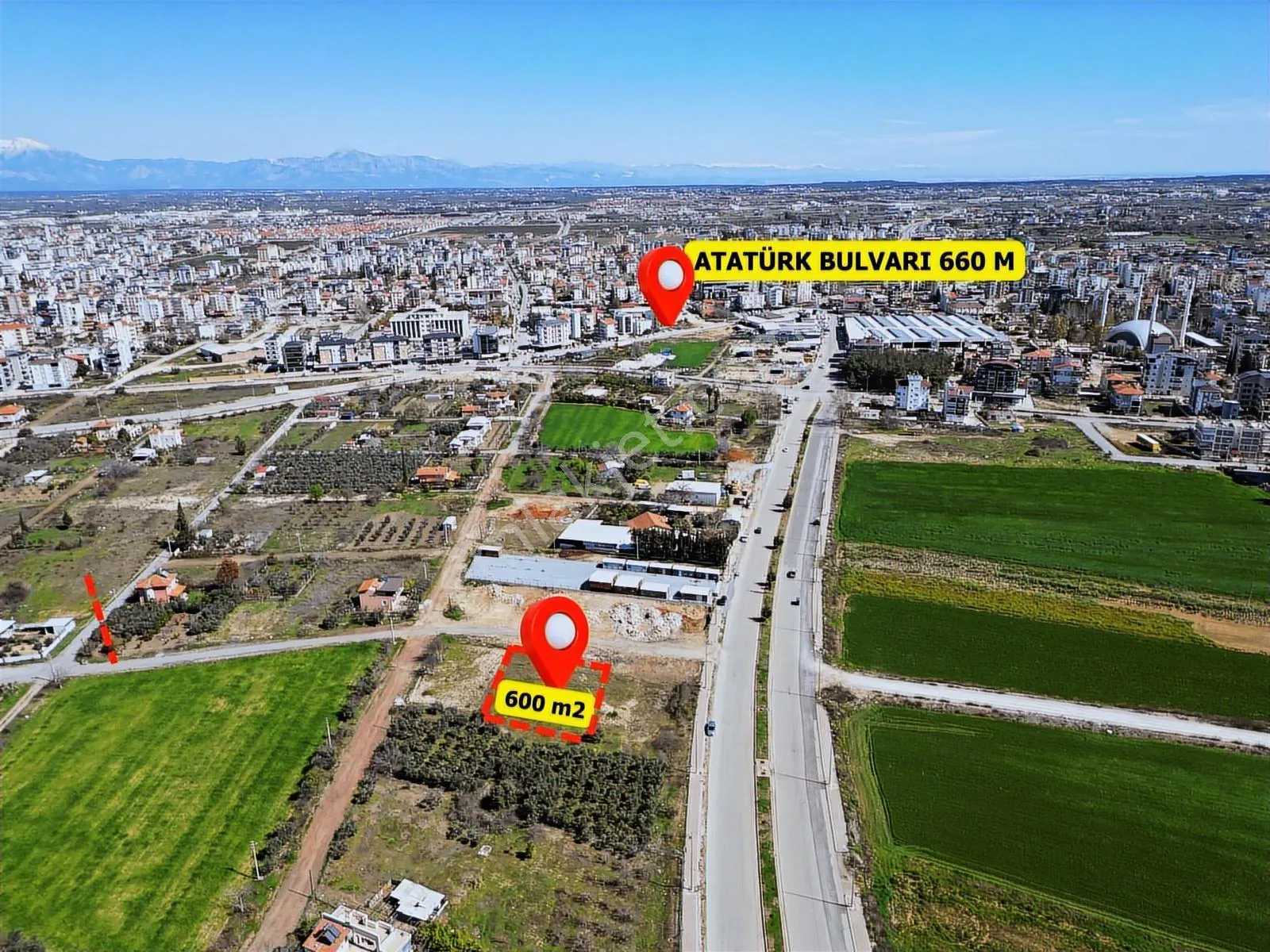 Döşemealtı Merkez 600 M2 Ticari 5 Kat 1 Emsal Satılık Arsa — görsel 7