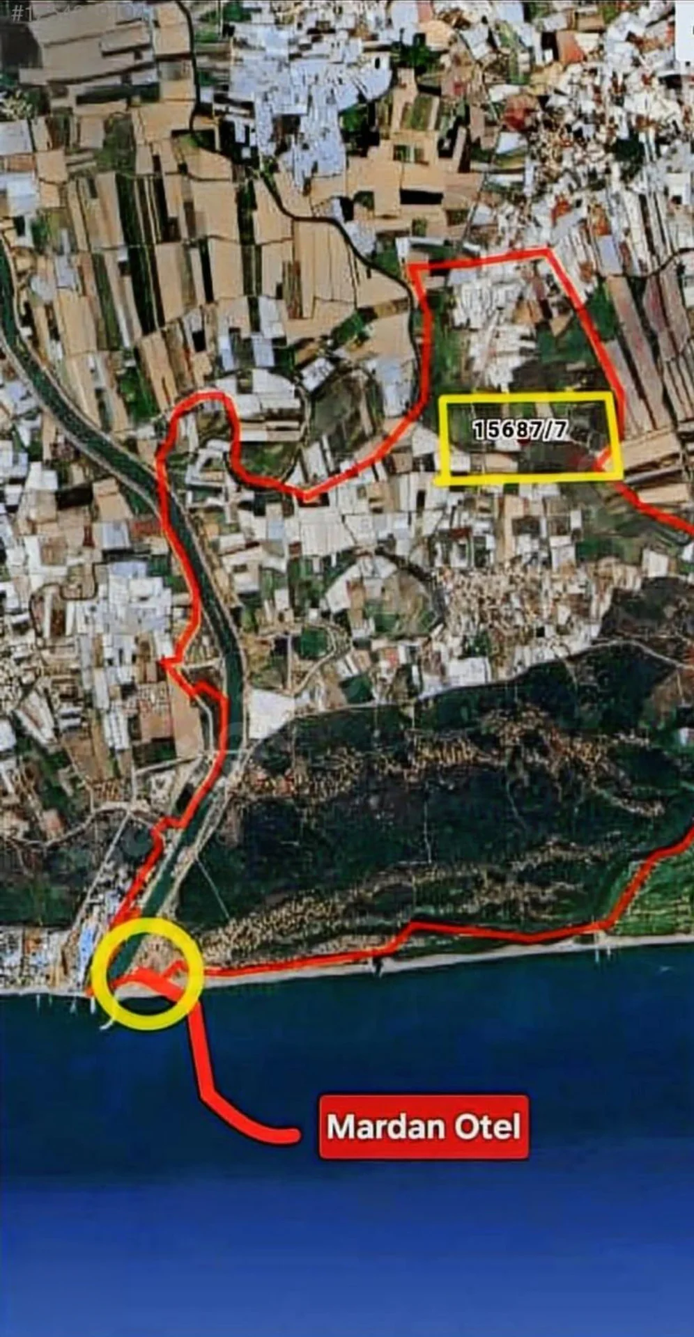 ANTALYA AKSU KUMKÖY'DE YOLA CEPHELİ TEK TAPU YATIRIMLIK ARSA — görsel 2