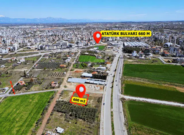 DÖŞEMEALTI MERKEZ 600 M2 TİCARİ 5 KAT 1 EMSAL SATILIK ARSA