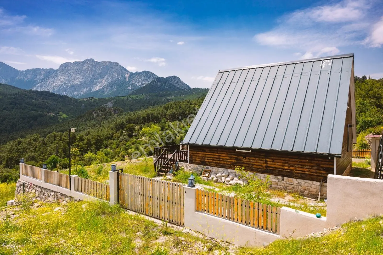 Kemer Yaylası Deniz Manzaralı, Emsalsiz Taş Villa Ve Yan Parsel — görsel 3