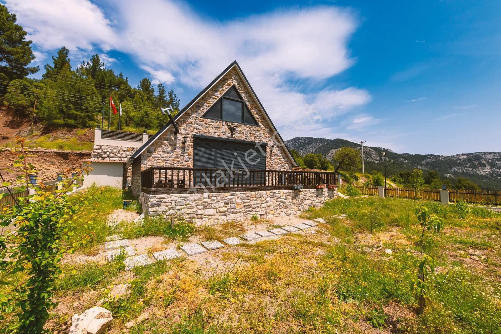 Kemer Yaylası Deniz Manzaralı, Emsalsiz Taş Villa Ve Yan Parsel — görsel 6