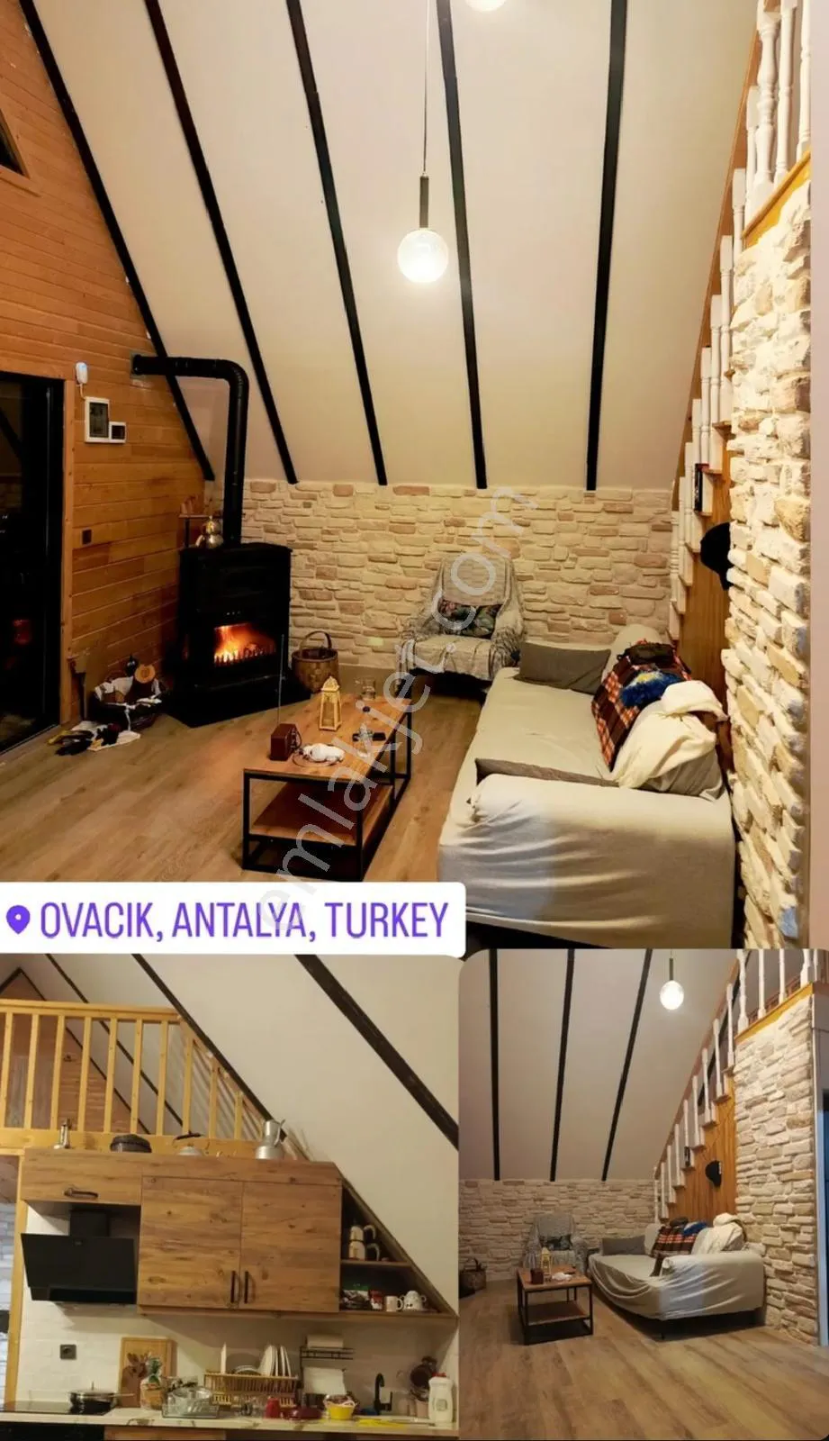 Kemer Yaylası Deniz Manzaralı, Emsalsiz Taş Villa Ve Yan Parsel — görsel 9