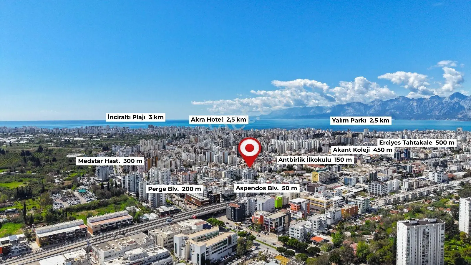 Muratpaşada Güvenlikli Havuzlu Sitede 3+1 Satılık Daire — görsel 3