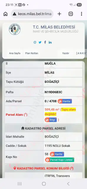 Milas'ta Süper Deniz Manzaralı Arsa — görsel 8