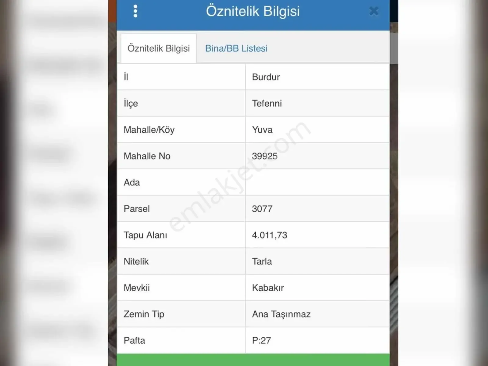 Burdur-fethiye Yoluna Cephe | 4011 M² Damla Sulama+230 Elma — görsel 2