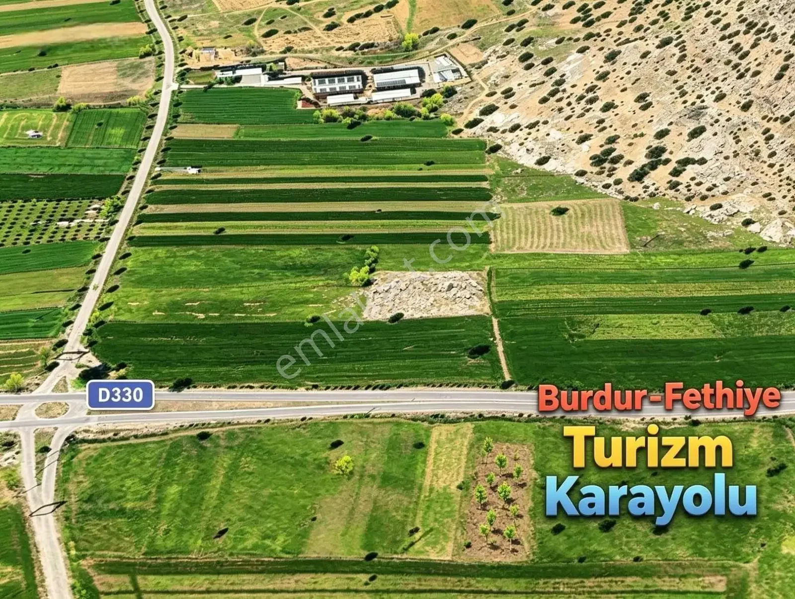 Burdur-fethiye Yoluna Cephe | 4011 M² Damla Sulama+230 Elma — görsel 4
