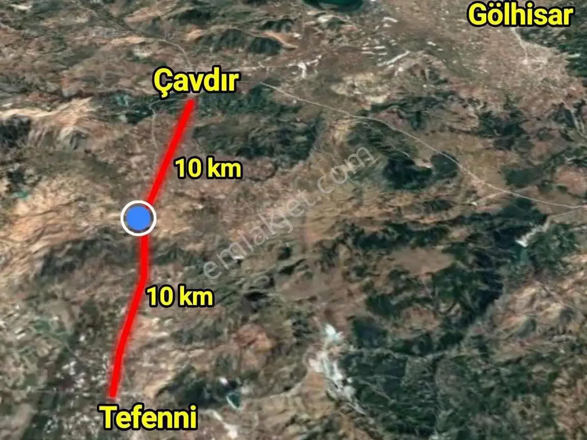 Burdur-fethiye Yoluna Cephe | 4011 M² Damla Sulama+230 Elma — görsel 7