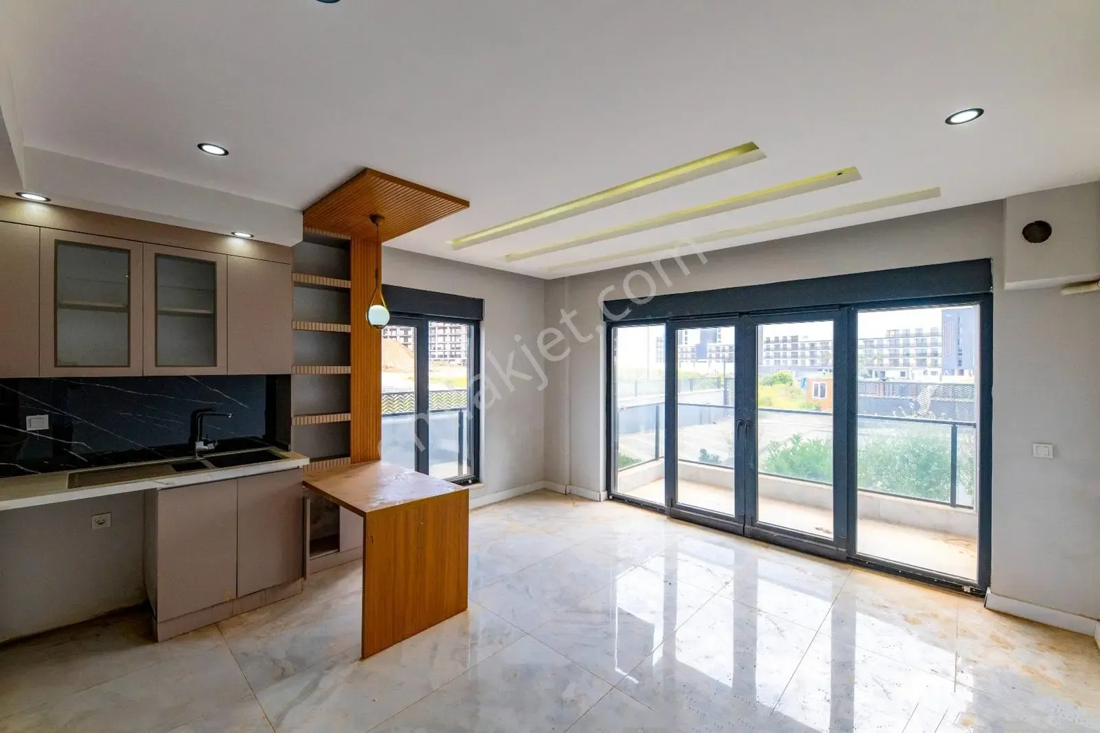 İskanlı Sıfır 2+1 Kiralık Ankastreli Ve Klimalı Eşyasız — görsel 7