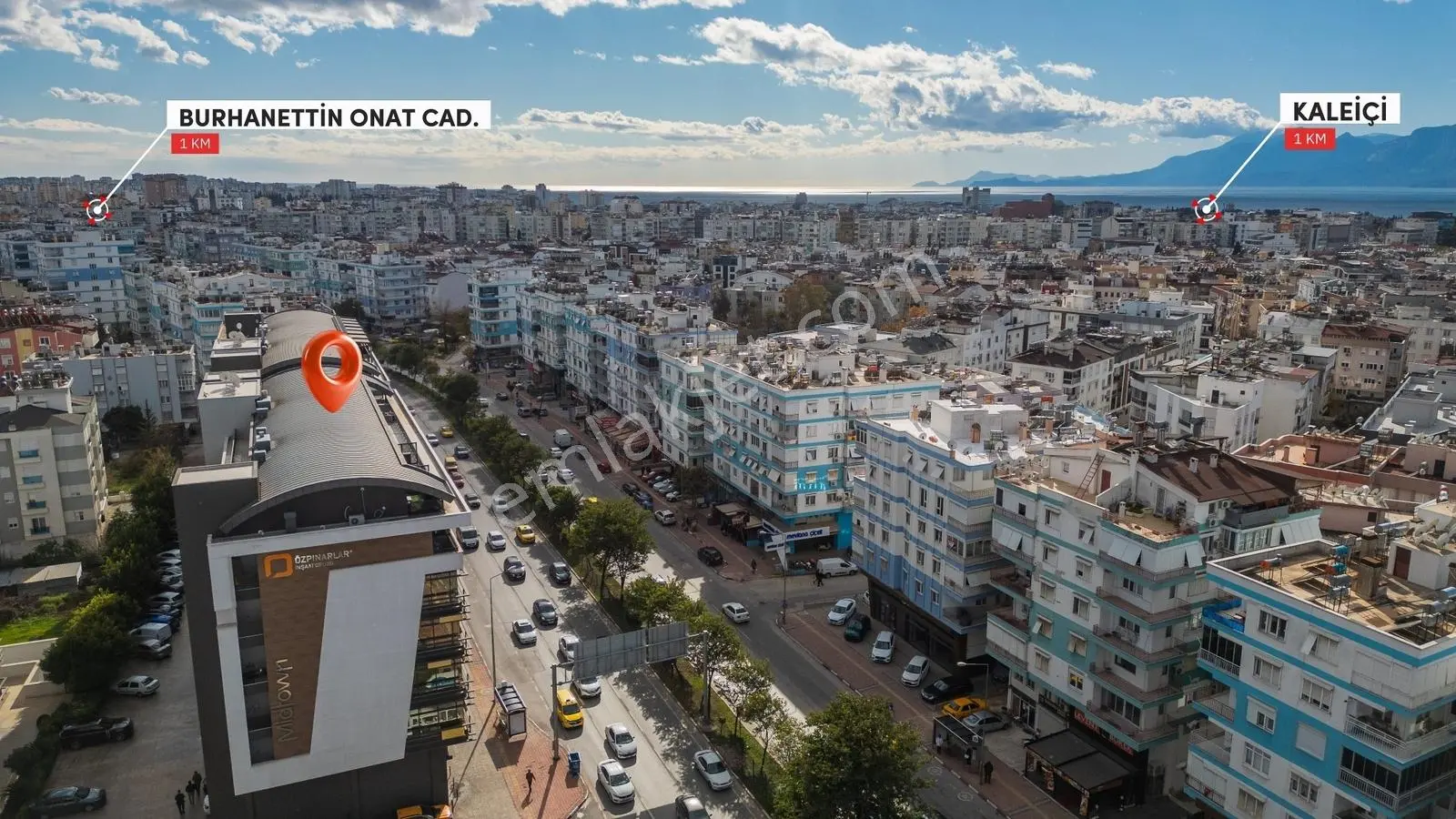 Mevlana'da Özpınarlar Midtown Ara Kat Şehir Manzaralı Ofis Katı — görsel 4