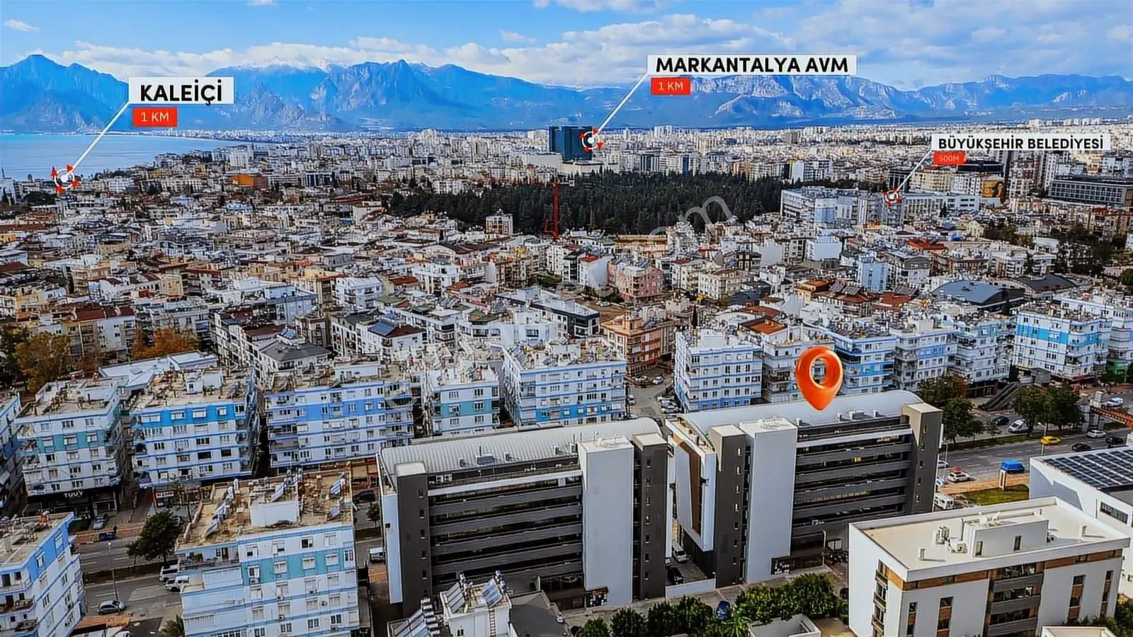 Mevlana'da Özpınarlar Midtown Ara Kat Şehir Manzaralı Ofis Katı — görsel 12