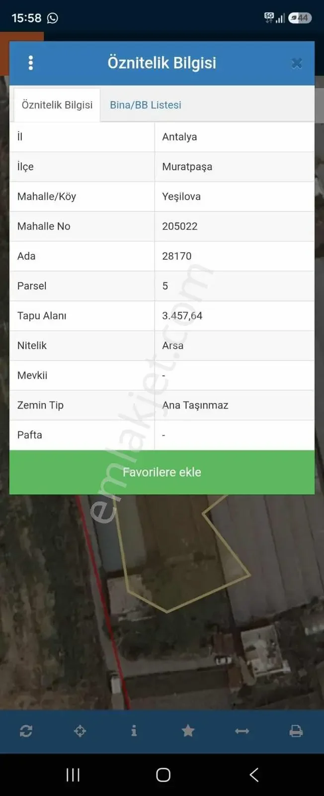 Antalyanın Prestijli Bölgesinde Hisseli Satılık Taşınmaz — görsel 3