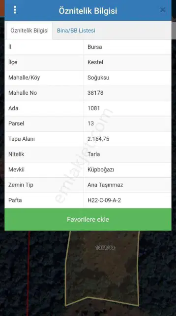 Bursa Kestel Soğuksu Satılık Tarla Doğa İçinde Yatırımlık Fırsat — görsel 3
