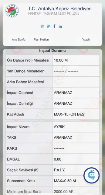 Altınova Menderes De 633 M2 Ticari Arsa ( Hisseli) — görsel 3