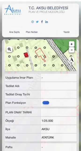 Aksu Atatürk Mah.de 12.344 M² Yatırımlık Arazi — görsel 3