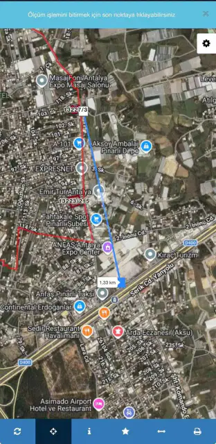 Aksu Pınarlıda 3 Dönüm Arsa — görsel 3