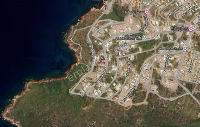 Milas Boğaziçi Deniz Manzaralı 254.75 M2 Villa Parsel Hissesi