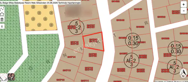 Milas Boğaziçi Deniz Manzaralı 254.75 M2 Villa Parsel Hissesi — görsel 6