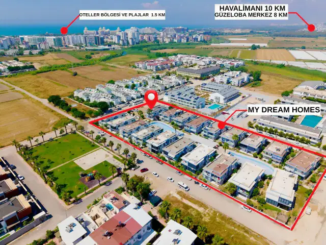 Düştü!!! Oteller Bölgesi Site İçinde Müstakil Tadında Geniş 1+1 — görsel 9