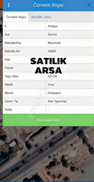 Denize 200 Mt Mesafede İmarlı Demre De — görsel 2