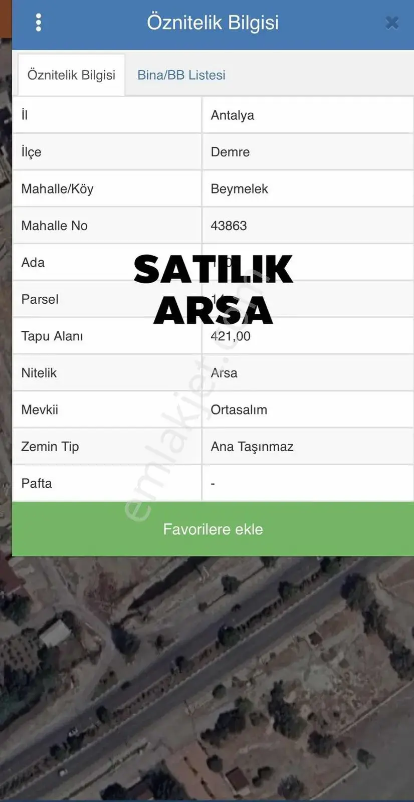 Denize 200 Mt Mesafede İmarlı Demre De — görsel 4