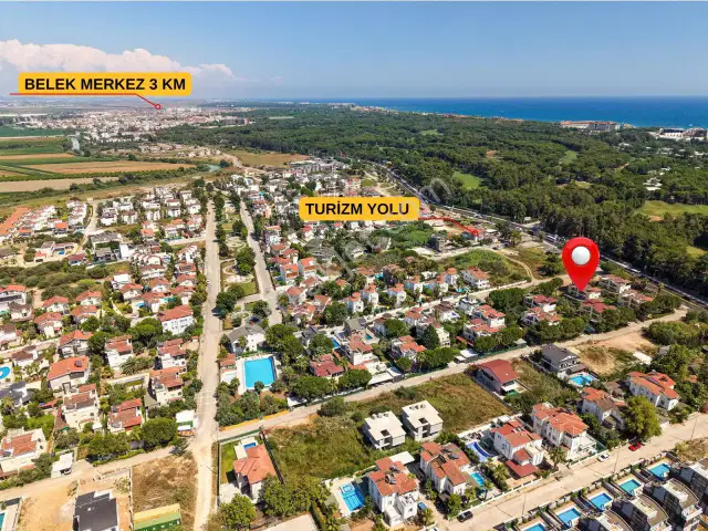 Belek Site İçinde Geniş Bahçeli Teraslı 3+1 Satılık Villa — görsel 9