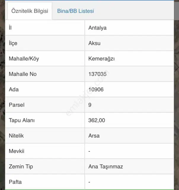 Emre Garıp'ten Larahıll Arkası Fırsat Satılık Arsa 362 M — görsel 2