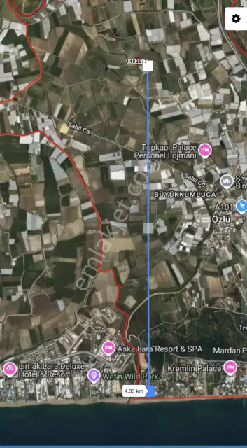 Aksu Kunduda Yatırımlık 1.783 M² Satılık Değerli Tarla — görsel 3