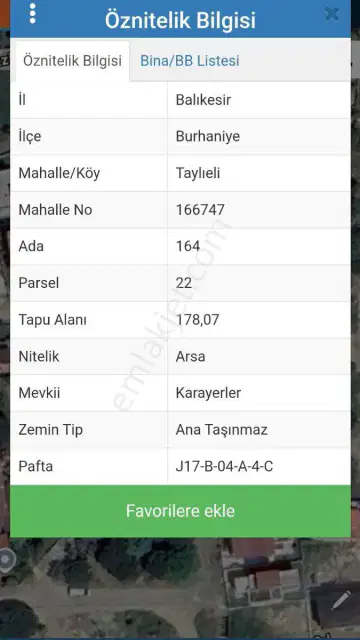 Balıkesir Burhaniye'de Denize 194 M. Mesafede Vılla Arsası — görsel 2