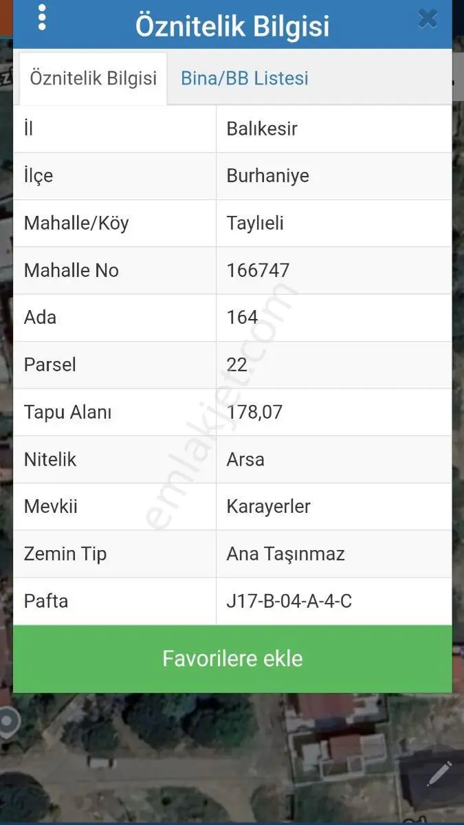 Balıkesir Burhaniye'de Denize 194 M. Mesafede Vılla Arsası — görsel 2