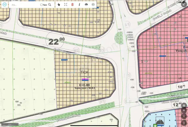 Altınova Da İmar Sınırında 2 Yol Cepheli Satılık 1204 M2