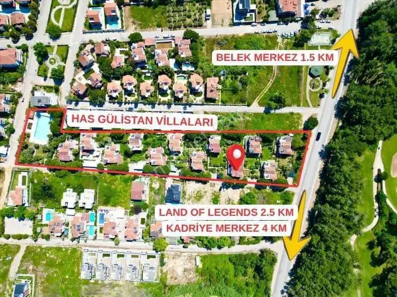 Belekte Havuzlu Sitede Modern Tadilatlı Lüks 4+1 Villa — görsel 5