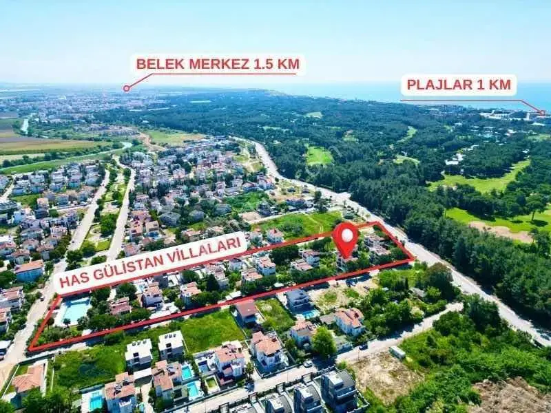 Belekte Havuzlu Sitede Modern Tadilatlı Lüks 4+1 Villa — görsel 14